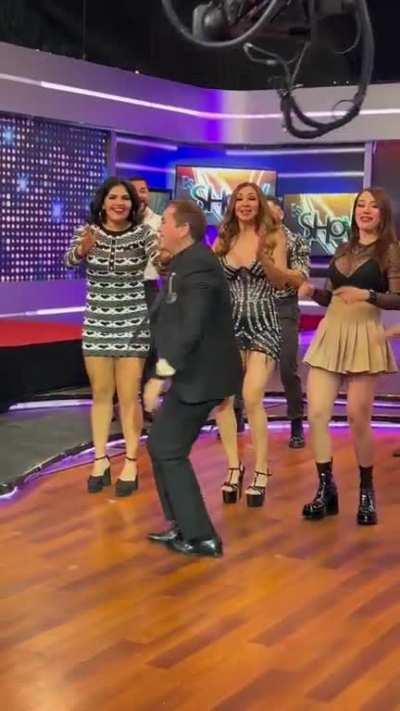 Cameraman tries to kill host