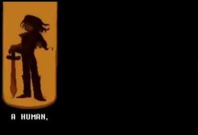 a human, a monster, a