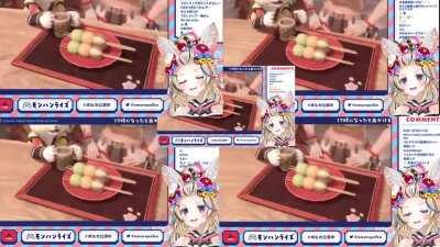 Remember how Luna does the Dango Song from MH? This is how Polka covers it