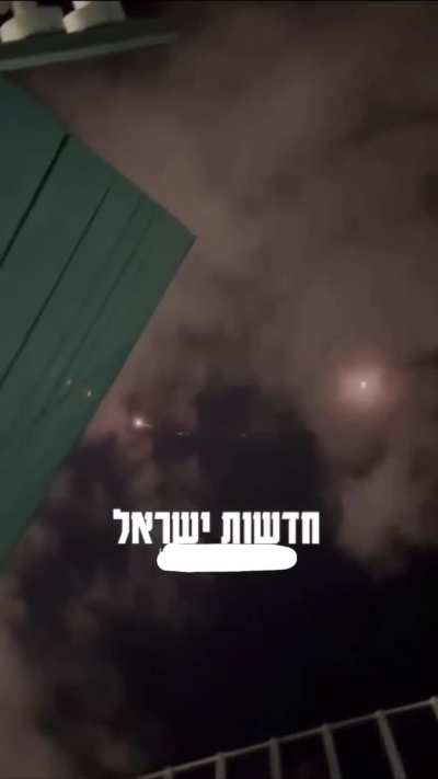 Houthi’s hypersonic ballistic missile (Fattah-1) avoiding two missiles from Israel’s air defense system in Tel Aviv.