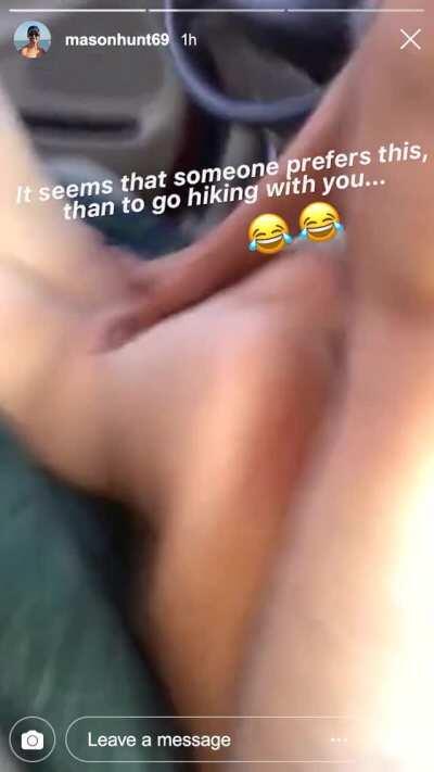 You decided to go hiking this weekend with your wife, you didn't want to invite your father because you didn't have a very good relationship lately with him, but your wife insisted that he come...