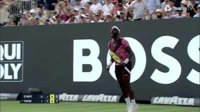 Incredible championship point between Tiafoe and Struff