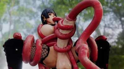[fak3d3athSFM] Tentacle x Nyotengu