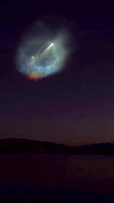 Falcon 9 Twilight Phenomenon ✨🚀🤩