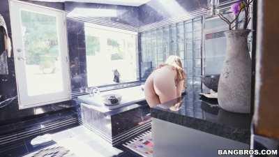 Watching Lena undress