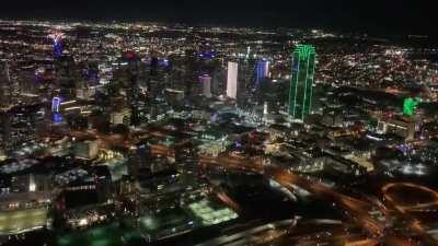 Downtown Dallas at night