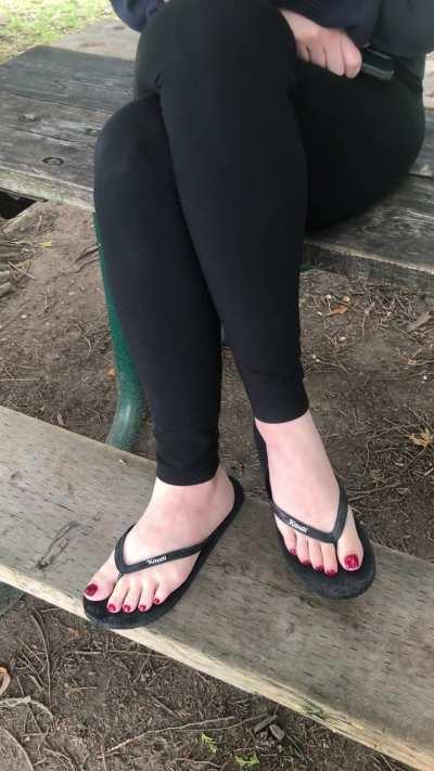 Ever had a public footjob before? ✨