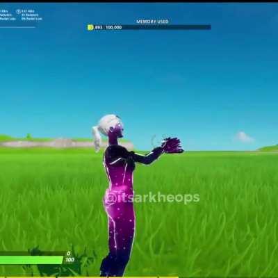 With the discovery of the upcoming galaxy girl / galaxy scout skin coming to Fortnite, I decided to take a crack at what she might look like in game. Here is the footage. Please ignore my terrible builds I promise I typically play much better than that 😆 