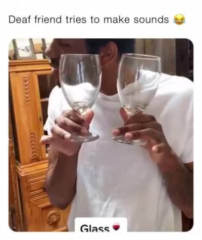 Deaf bro guesses sounds