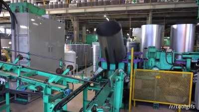 Automated welding of steel drums (barrels)