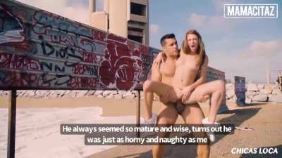 Beach trip with daddy