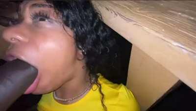 Late night throat massage