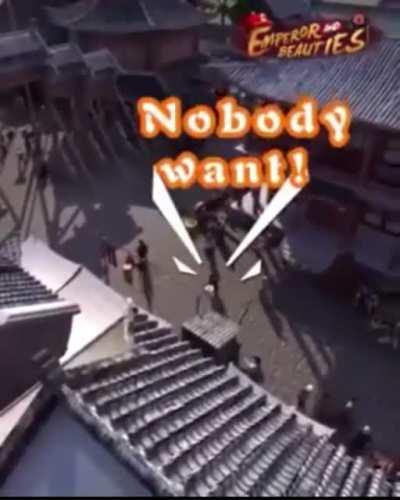 Another chaotic mobile game ad I found, like wtf