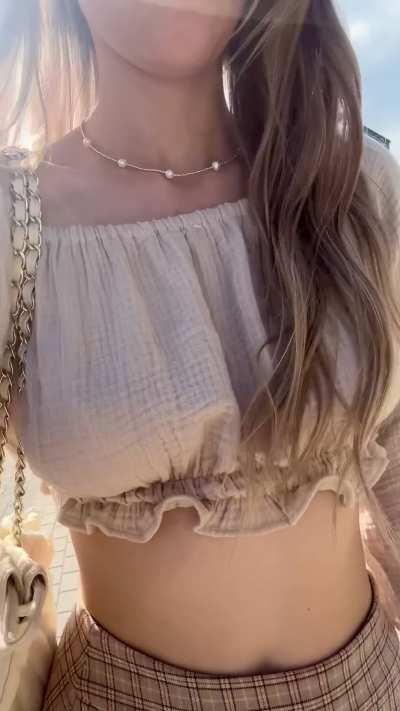 This top was made for walking braless