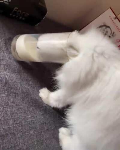 Right way to drink milk
