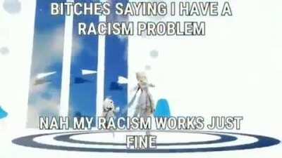 When people say stop being racist