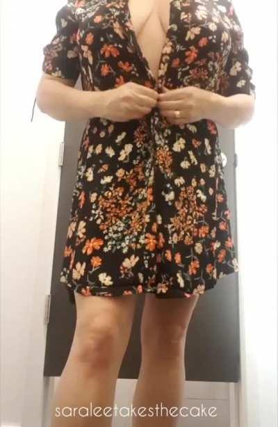 Fun in the changing room. Should I buy this? 💃