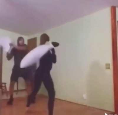 You need a less competitive boyfriend