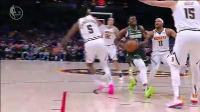 [Highlight] One of the three foul calls that led to Jokic being subbed out early in the second