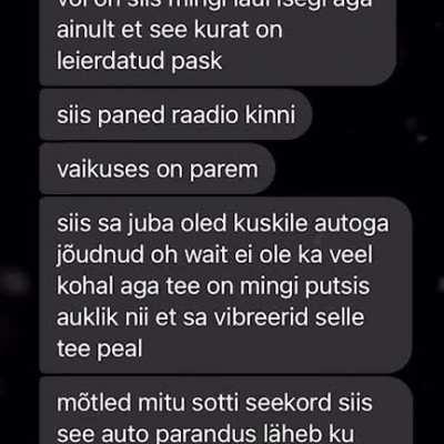 Keskmise eestlase hommik