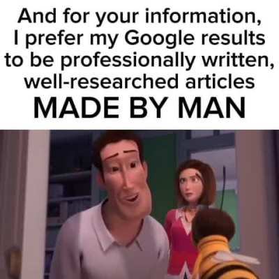 Fuck off with your “Ai oVeRvIEw” and let me read shit I can actually trust!