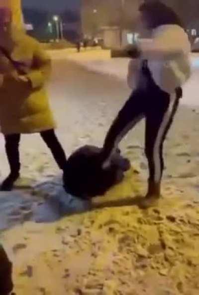 Her head was literally treated like a football