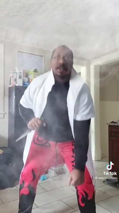 Unc been watching too much anime