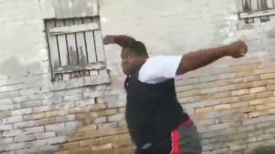 After your nine man construction team fights through a thousand gang members