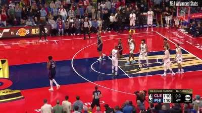 [Highlight] Joel Embiid misses the 1 on 1 game winner