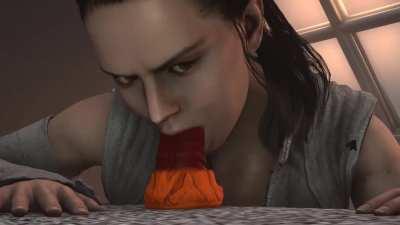 Rey Bad Dragon Blowjob - [Skeletron27]