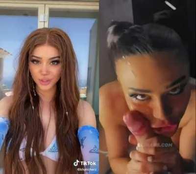 From tiktok to sucking cock 😍