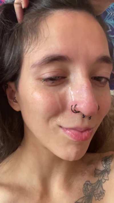 He thinks I’m my most beautiful after he paints my face