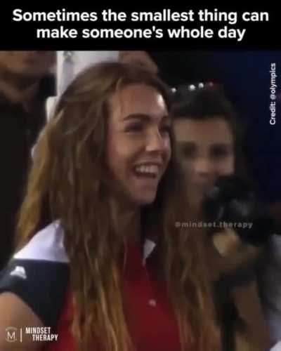 Usain Bolt making people's days