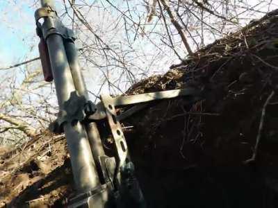Ukrainian Trench Under Attack. Footage From 