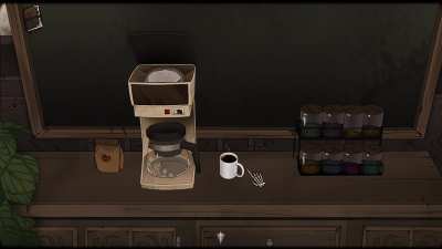 con mi hermano hicimos un juego de preparar café para críptidos, pueden jugarlo gratis