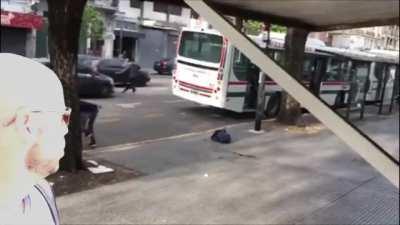 Hey guys I´m in Plaza Once just hanging out