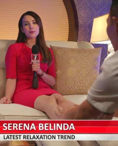 Emma Roberts - Getting a foot massage by a lucky guy in 'American Horror Story'