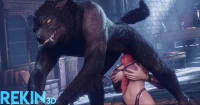 Werewolf tittyfuck~ (rekin3d)