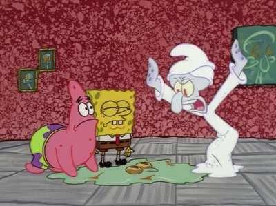Squidward the Unfriendly Ghost