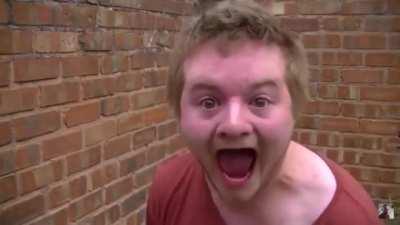 He literally turns into a zombie