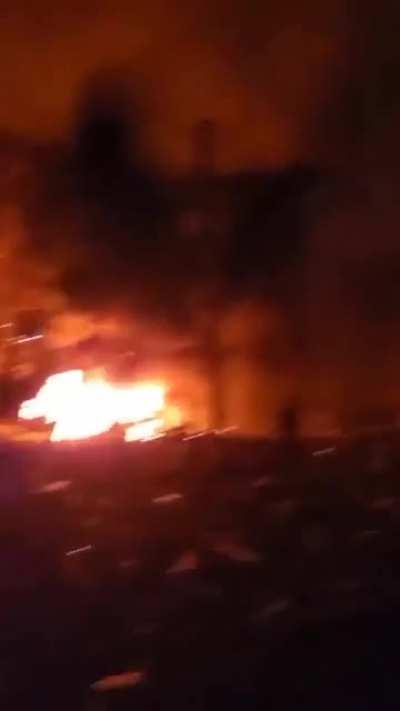 The aftermath video after Russians shelled Zaporizhia's civil quarters with missiles this night when the people were at home sleeping. 17 dead and 40 injured, among them are childred, women and elderly people.