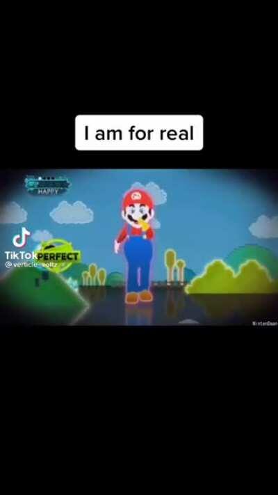 Mario did a no no