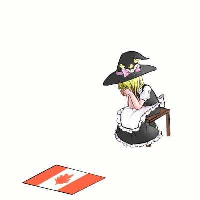 Reimu stop getting obliterated by a Canadian flag