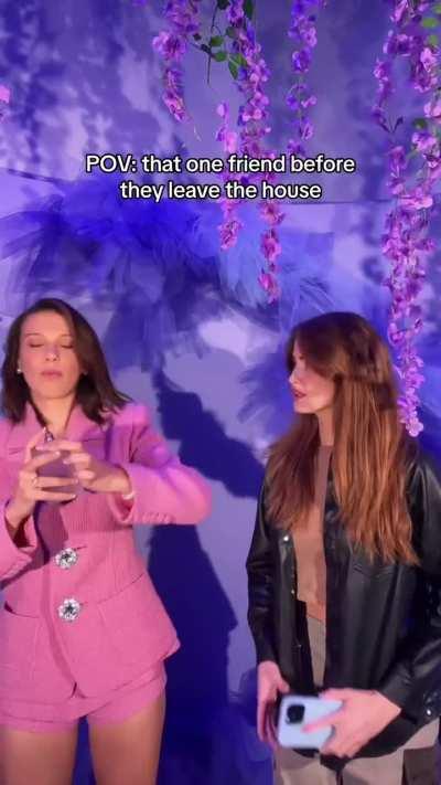 Millie with Haley Kalil on tiktok 