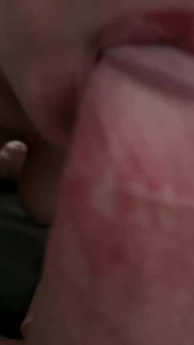 I love sucking cock when he moans so much