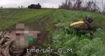 Ukrainian soldier filming his own death in combat
