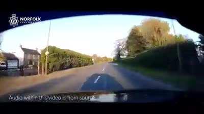 His dashcam proven him quilty in court