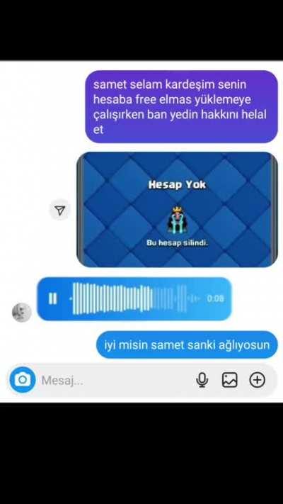 samet biraz darilmis