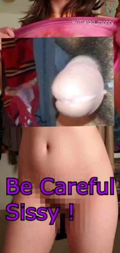 Be careful sissy ! Girls post for actual males in this site.