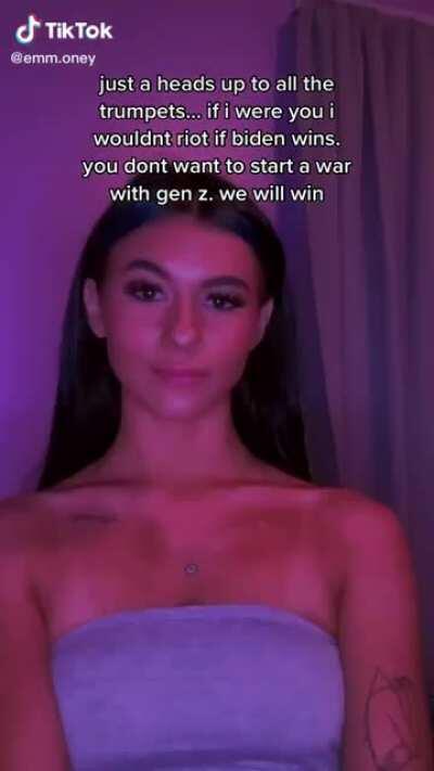 GenZ at it again, be nice in the comments or she will #cancel you